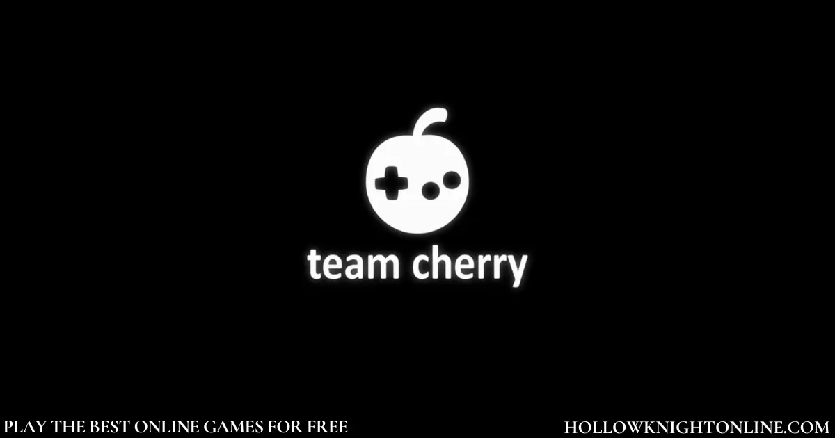 Team Cherry logo displayed during Hollow Knight game startup screen